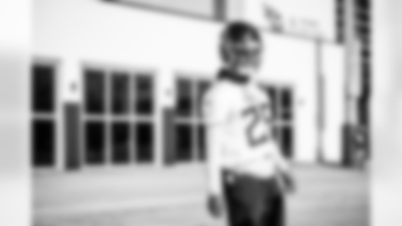 Cornerback Marcus Harris #26 of the Tennessee Titans during practice at the Ascension Saint Thomas Sports Park on December 12, 2025 in Nashville, TN. Photo By Donald Page/Tennessee Titans