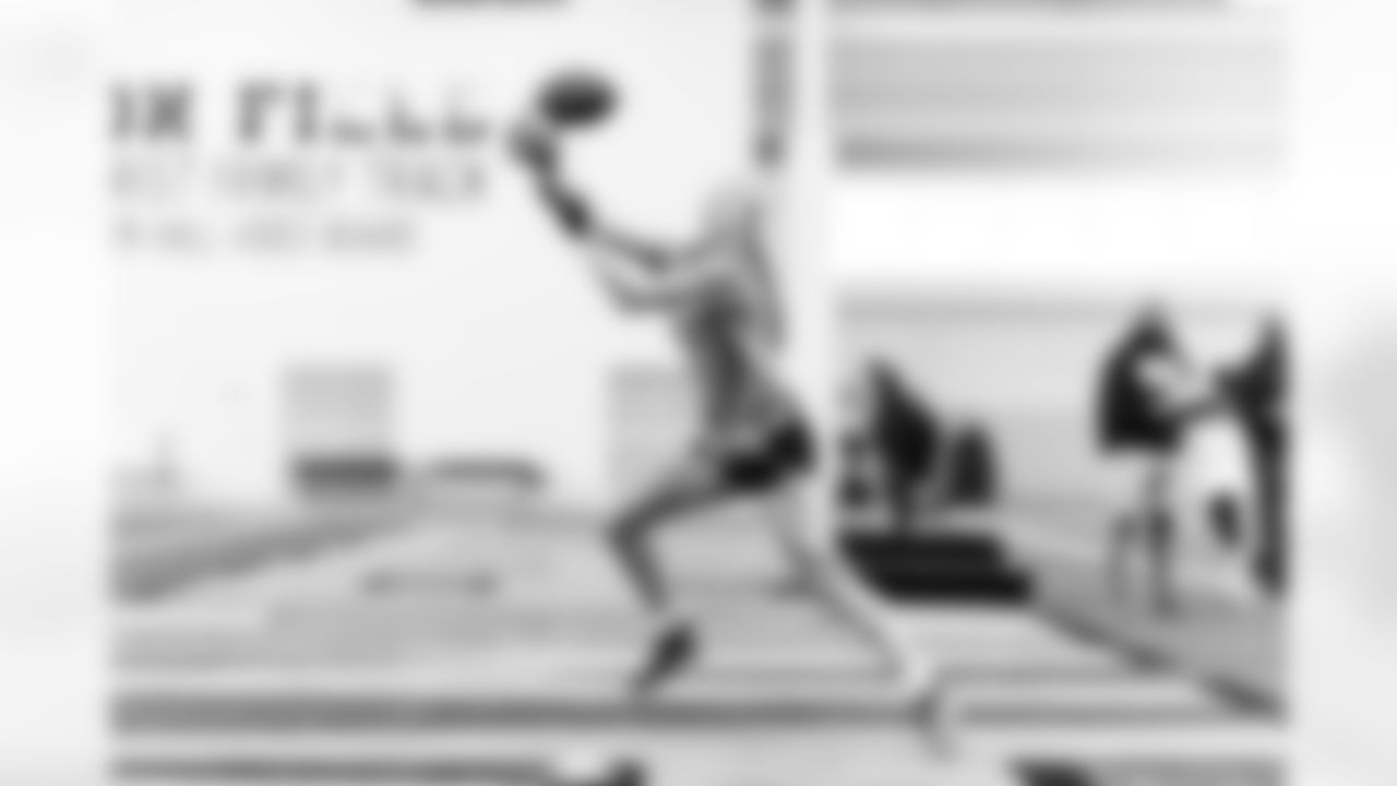 Local high school students participating in the Girls Flag Football College Showcase at Vanderbilt University on January 04, 2026 in Nashville, TN. Photo By Kaitlyn Hungerford/Tennessee Titans