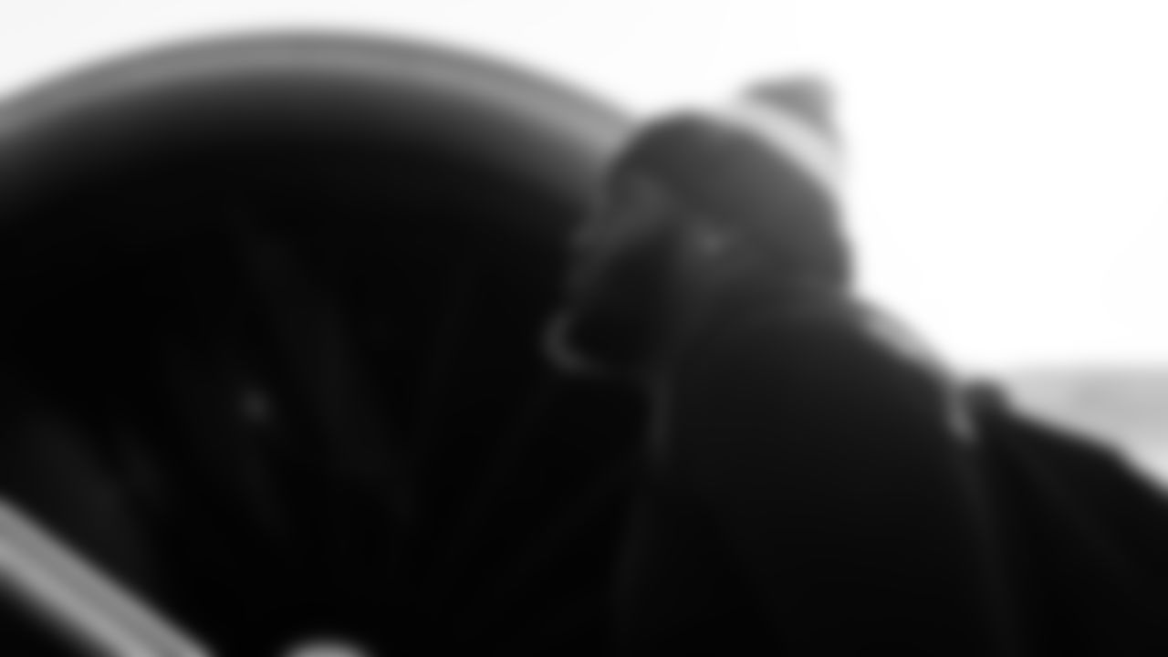 Tackle JC Latham #55 of the Tennessee Titans during the travel day at the Nashville International Airport on December 13, 2025 in Nashville, TN. Photo by Donald Page/Tennessee Titans