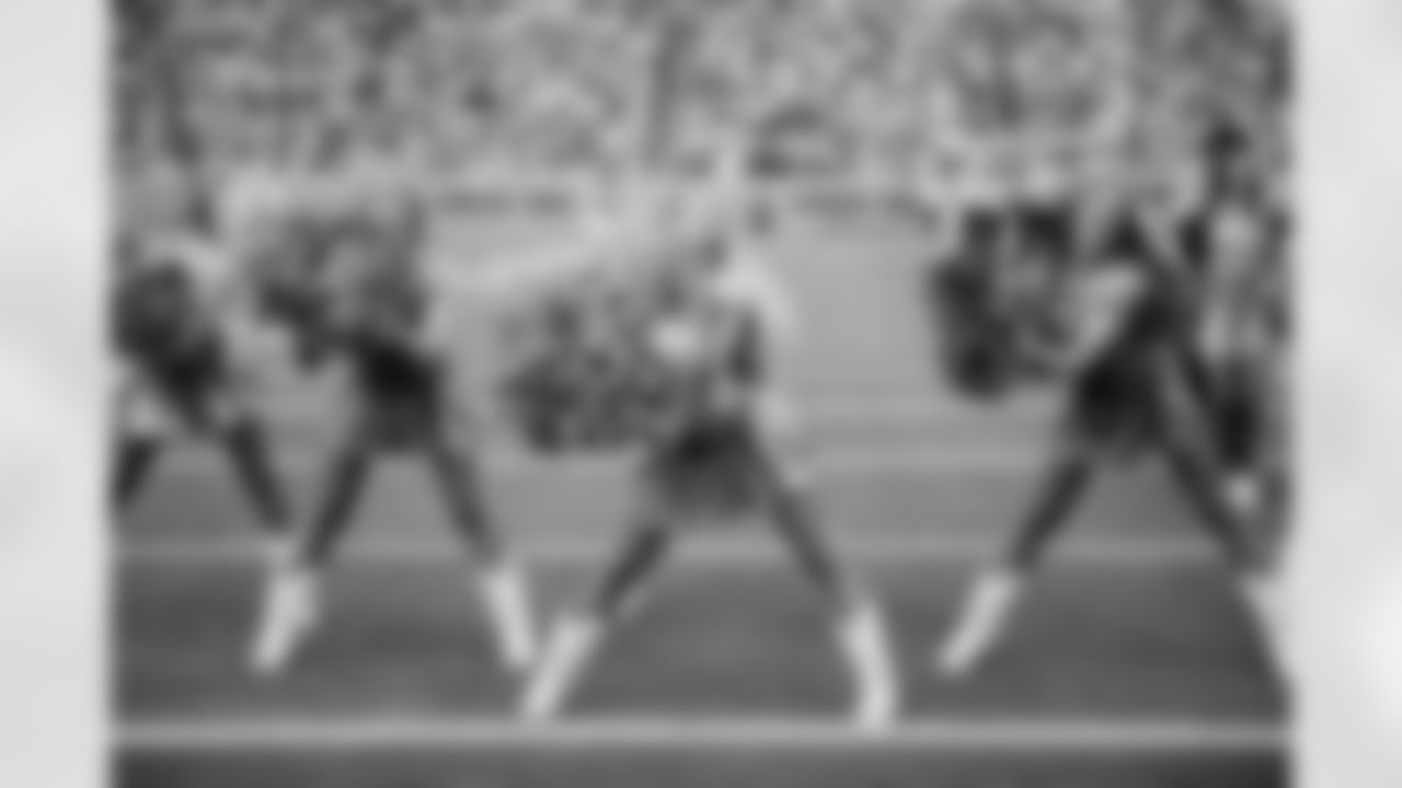 Tennessee Titans Cheerleaders performing during the game between the Tennessee Titans and the New Orleans Saints at Nissan Stadium on December 28, 2025 in Nashville, TN. Photo By Kaitlyn Hungerford/Tennessee Titans