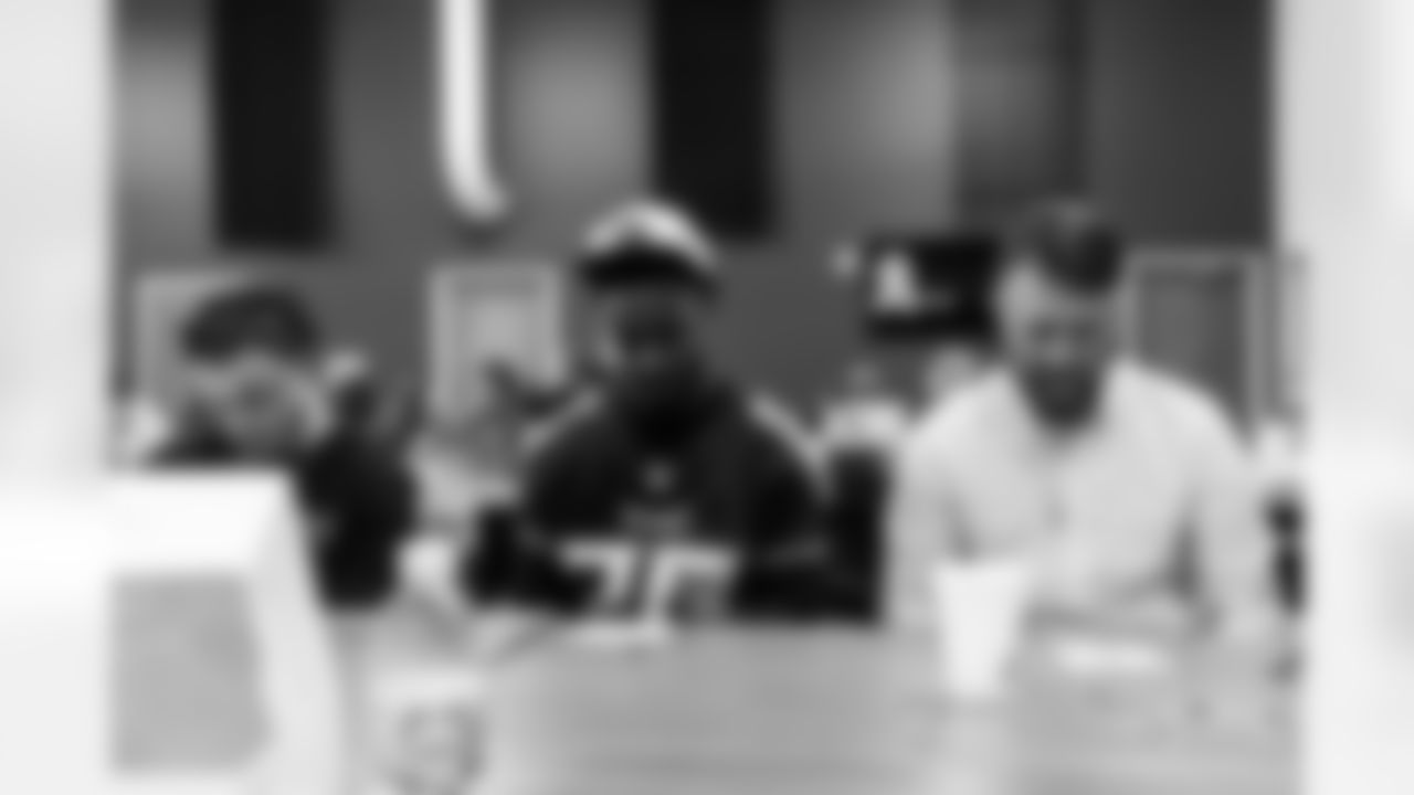 Tennessee Titans host a lunch and play bingo with veterans on Veteran's Day at Operation Stand Down on November 11, 2025 in Nashville, TN. Photo By Jessie Rogers/Tennessee Titans