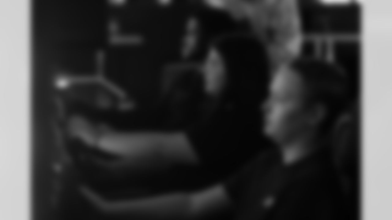 Crucial Catch Week Hope Kids on October 13, 2025 in Nashville, TN. Photo By Beau Brune/Tennessee Titans