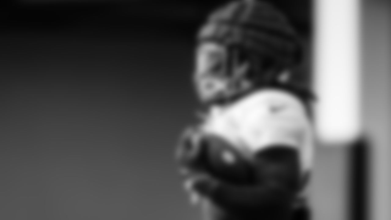 Running back Derrick Henry #22 of the Tennessee Titans during practice at the Ascension Saint Thomas Sports Park on November 8, 2023 in Nashville, TN. Photo By Donald Page/Tennessee Titans