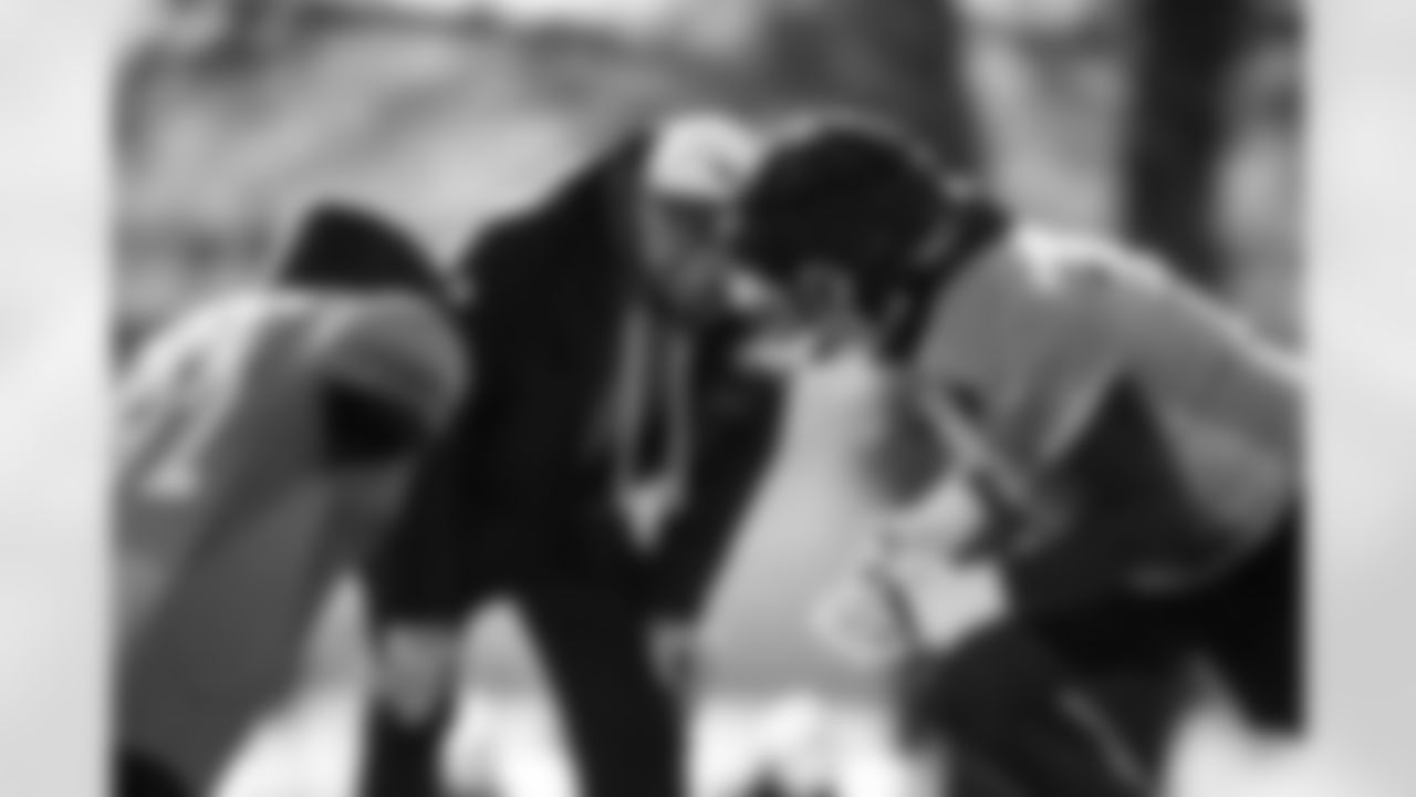 Offensive lineman Olisaemeka Udoh #72 of the Tennessee Titans during practice at the Ascension Saint Thomas Sports Park on December 3, 2025 in Nashville, TN. Photo By Jessie Rogers/Tennessee Titans