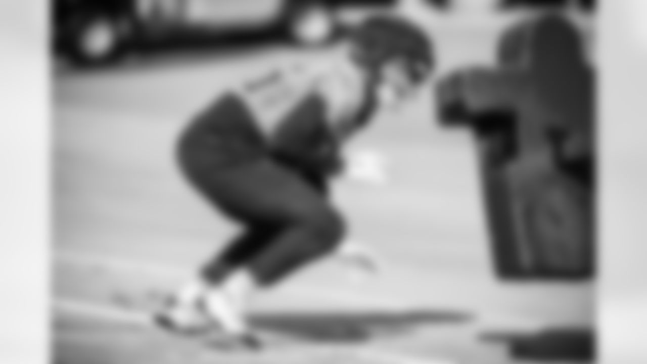 Tight end Cole Turner #86 of the Tennessee Titans during practice at the Ascension Saint Thomas Sports Park on December 10, 2025 in Nashville, TN. Photo By Donald Page/Tennessee Titans