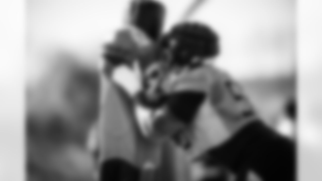 Tackle JC Latham #55 of the Tennessee Titans during practice at the Ascension Saint Thomas Sports Park on December 3, 2025 in Nashville, TN. Photo By Jessie Rogers/Tennessee Titans