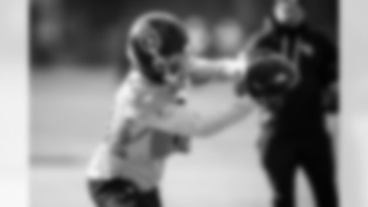 Wide receiver James Proche II #13 of the Tennessee Titans during practice at the Ascension Saint Thomas Sports Park on December 10, 2025 in Nashville, TN. Photo By Donald Page/Tennessee Titans