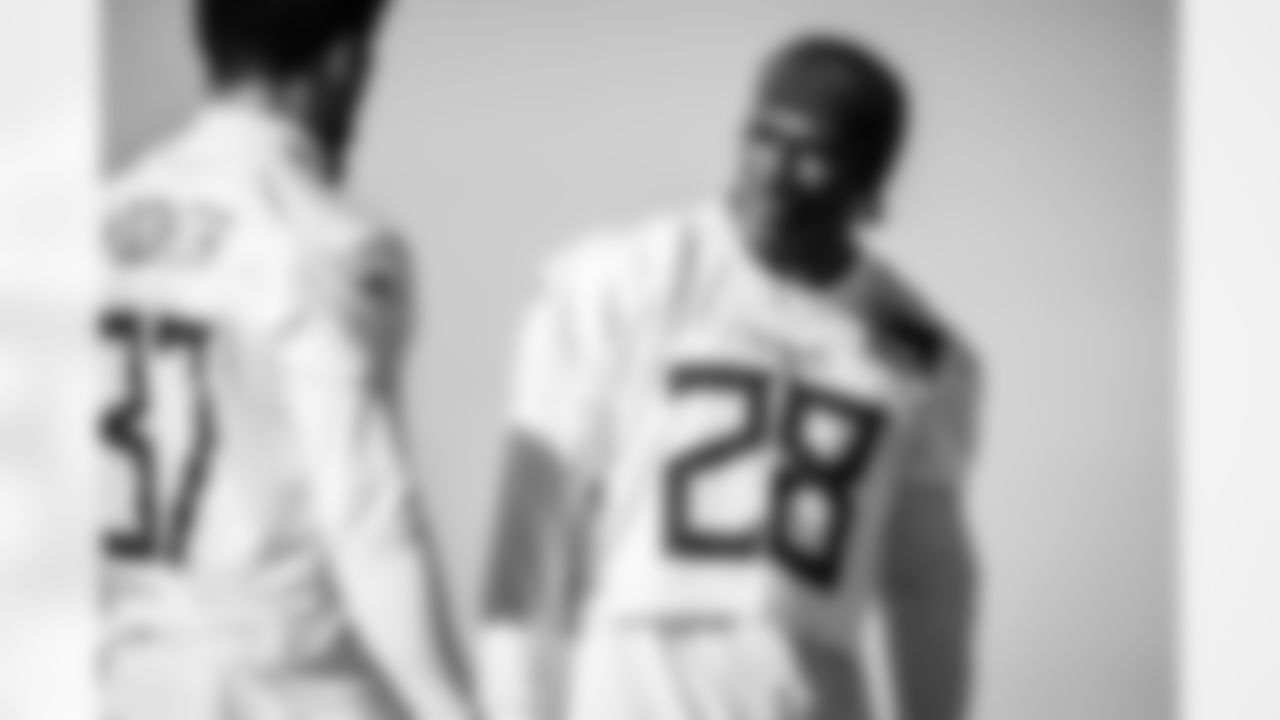 Safety Jerrick Reed II #28 of the Tennessee Titans during practice at the Ascension Saint Thomas Sports Park on November 12, 2025 in Nashville, TN. Photo By Donald Page/Tennessee Titans