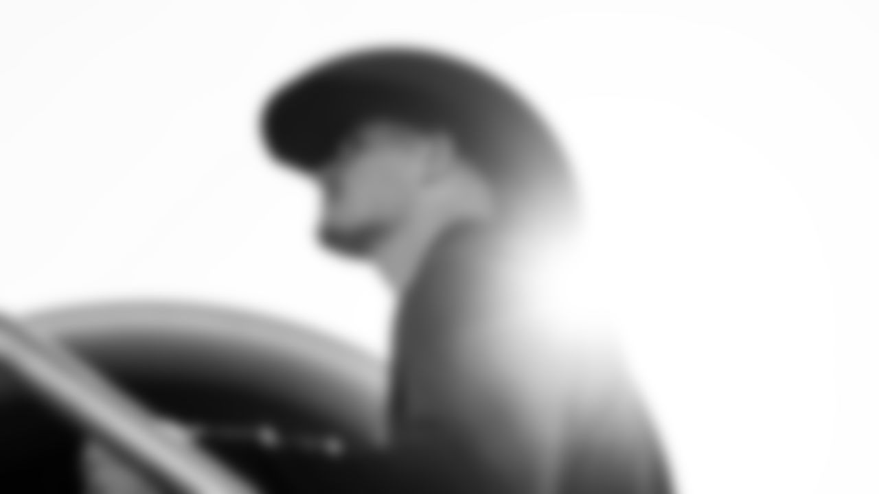 Linebacker Cody Barton #50 of the Tennessee Titans during the travel day at the Nashville International Airport on December 13, 2025 in Nashville, TN. Photo by Donald Page/Tennessee Titans