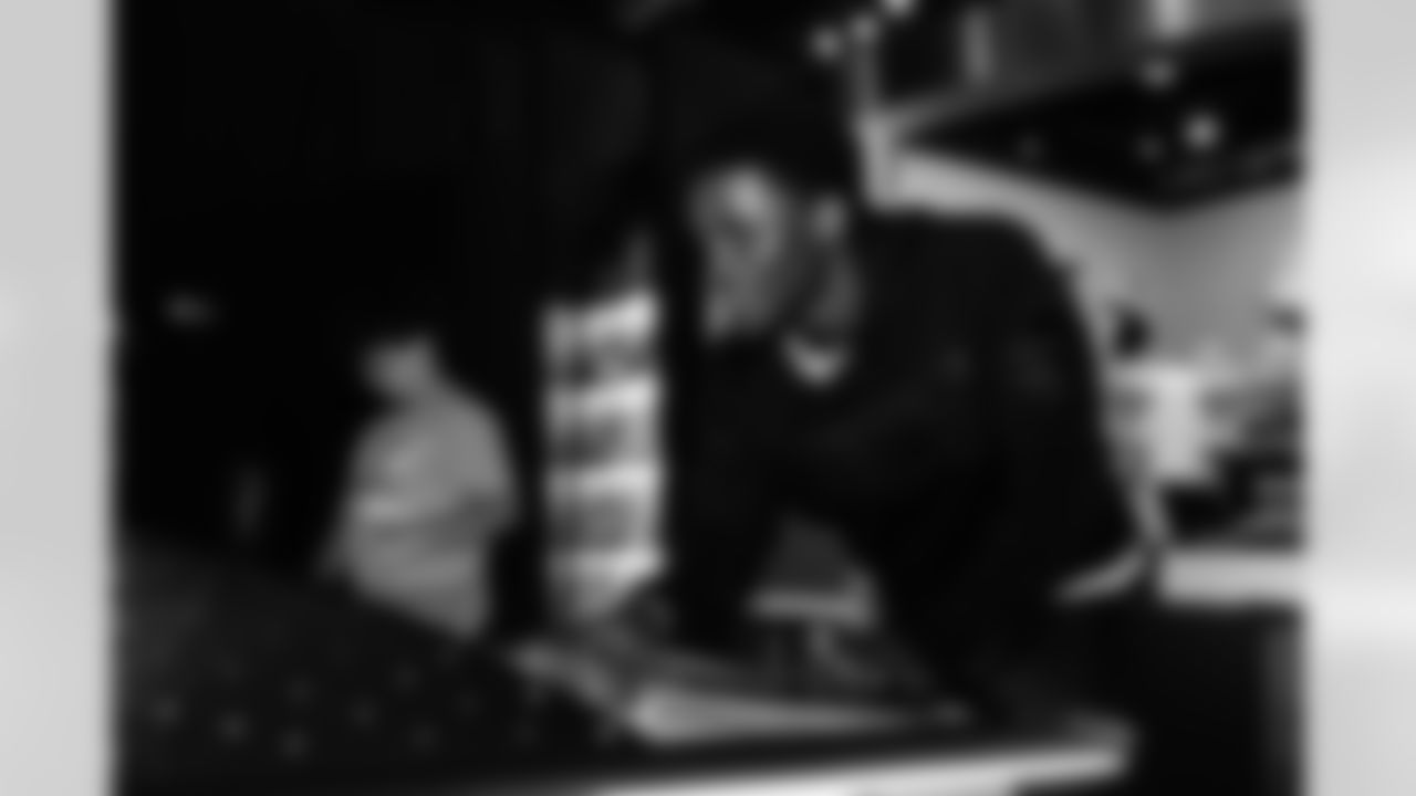 Crucial Catch Week Hope Kids on October 13, 2025 in Nashville, TN. Photo By Beau Brune/Tennessee Titans