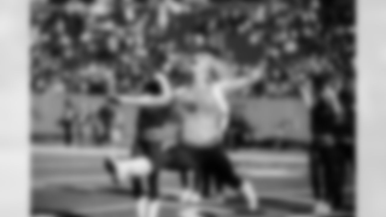 Tennessee Titans Blue Crew Drumline performing before the game between the Tennessee Titans and the Jacksonville Jaguars at Nissan Stadium on November 30, 2025 in Nashville, TN. Photo By Kaitlyn Hungerford/Tennessee Titans