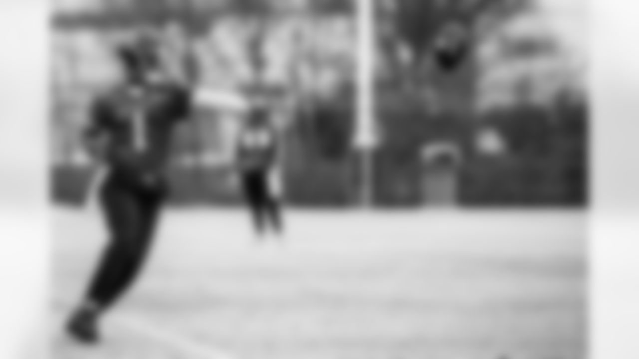Quarterback Cam Ward #1 of the Tennessee Titans during practice at the Ascension Saint Thomas Sports Park on January 2, 2026 in Nashville, TN. Photo By Donald Page/Tennessee Titans
