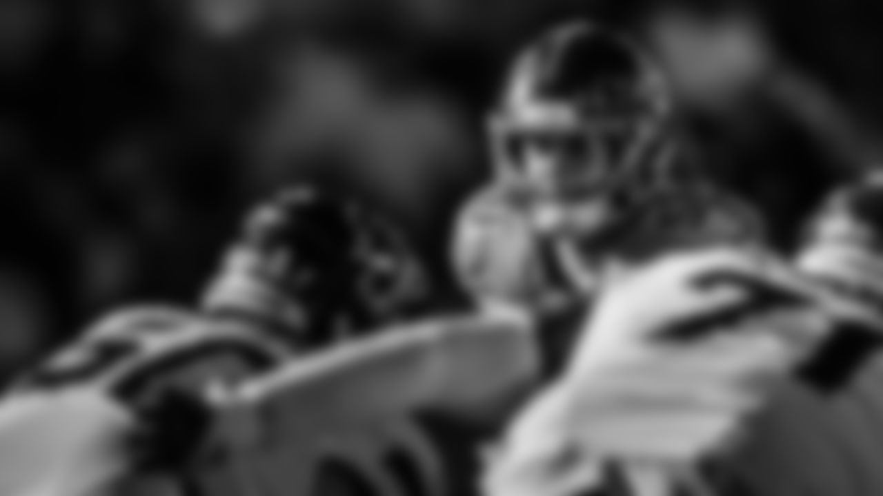 Linebacker Cody Barton #50 of the Tennessee Titans during the game between the Tennessee Titans and the Houston Texans at Nissan Stadium on November 16, 2025 in Nashville, TN. Photo By Jessie Rogers/Tennessee Titans