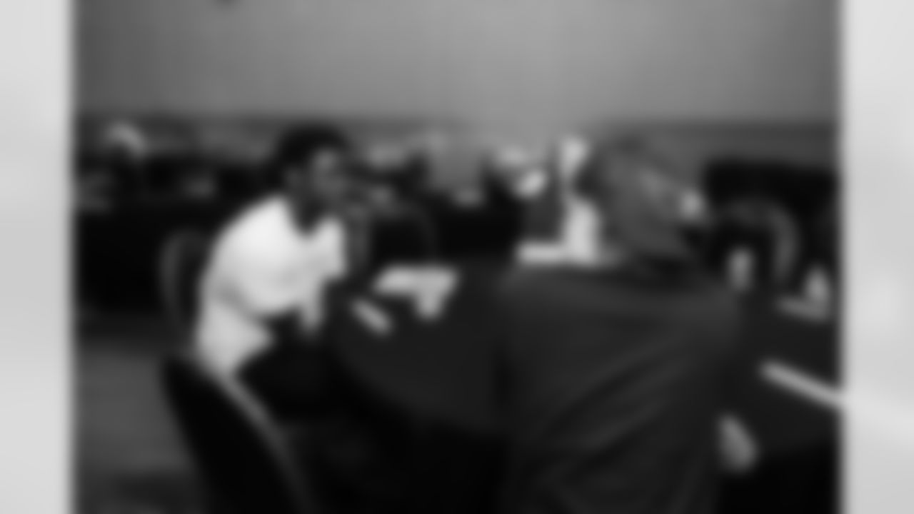 Crucial Catch Week Hope Kids on October 13, 2025 in Nashville, TN. Photo By Beau Brune/Tennessee Titans