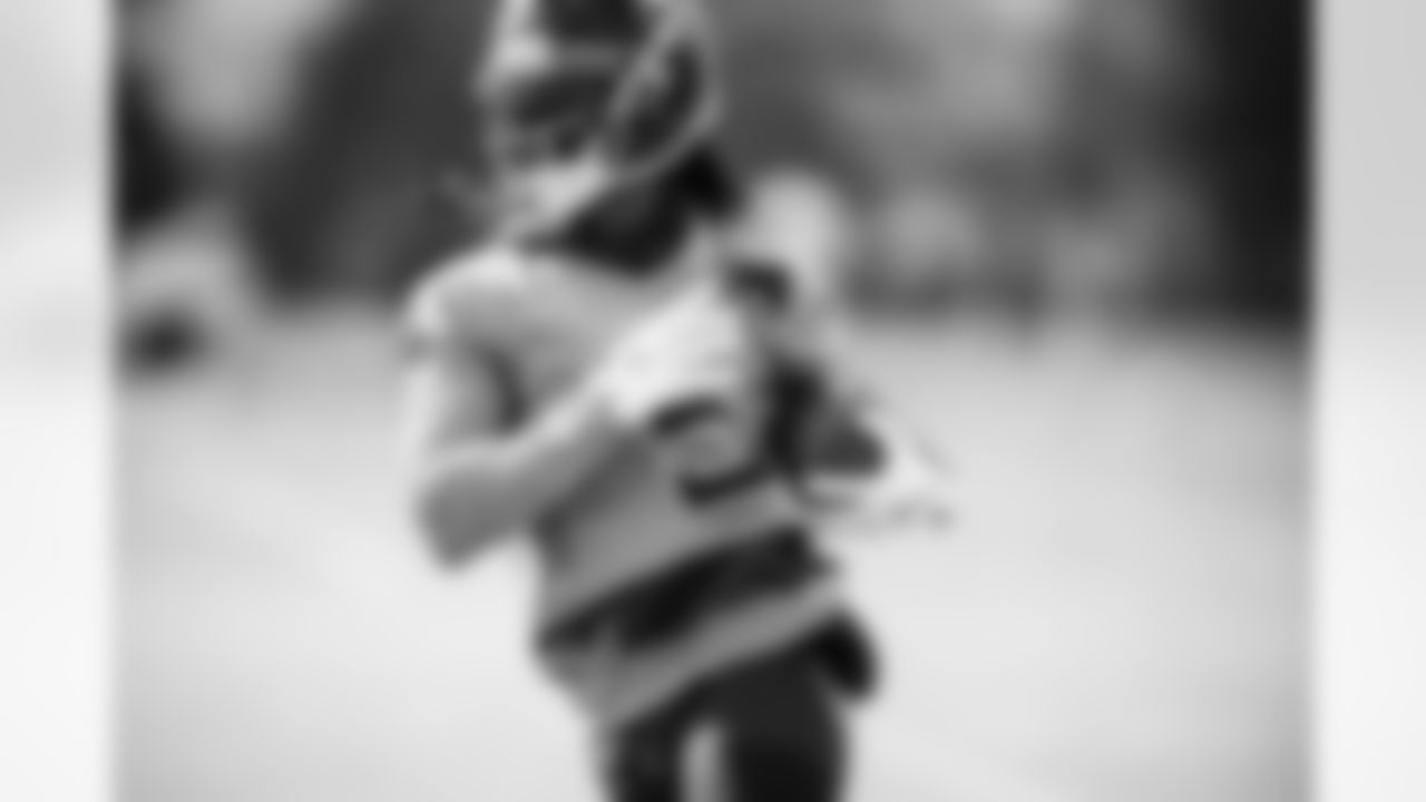 Wide receiver Kristian Wilkerson #19 of the Tennessee Titans during practice at the Ascension Saint Thomas Sports Park on December 10, 2025 in Nashville, TN. Photo By Donald Page/Tennessee Titans