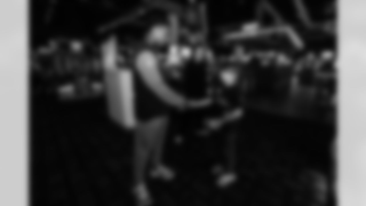 Crucial Catch Week Hope Kids on October 13, 2025 in Nashville, TN. Photo By Beau Brune/Tennessee Titans