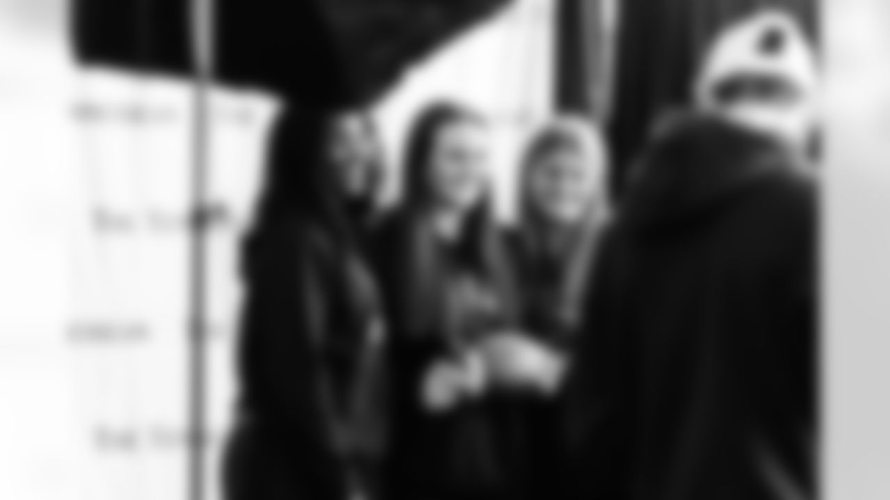 Tennessee Titans host a girls high school flag football media day at Nissan Stadium on February 18, 2026 in Nashville, TN. Photo By Jessie Rogers/Tennessee Titans