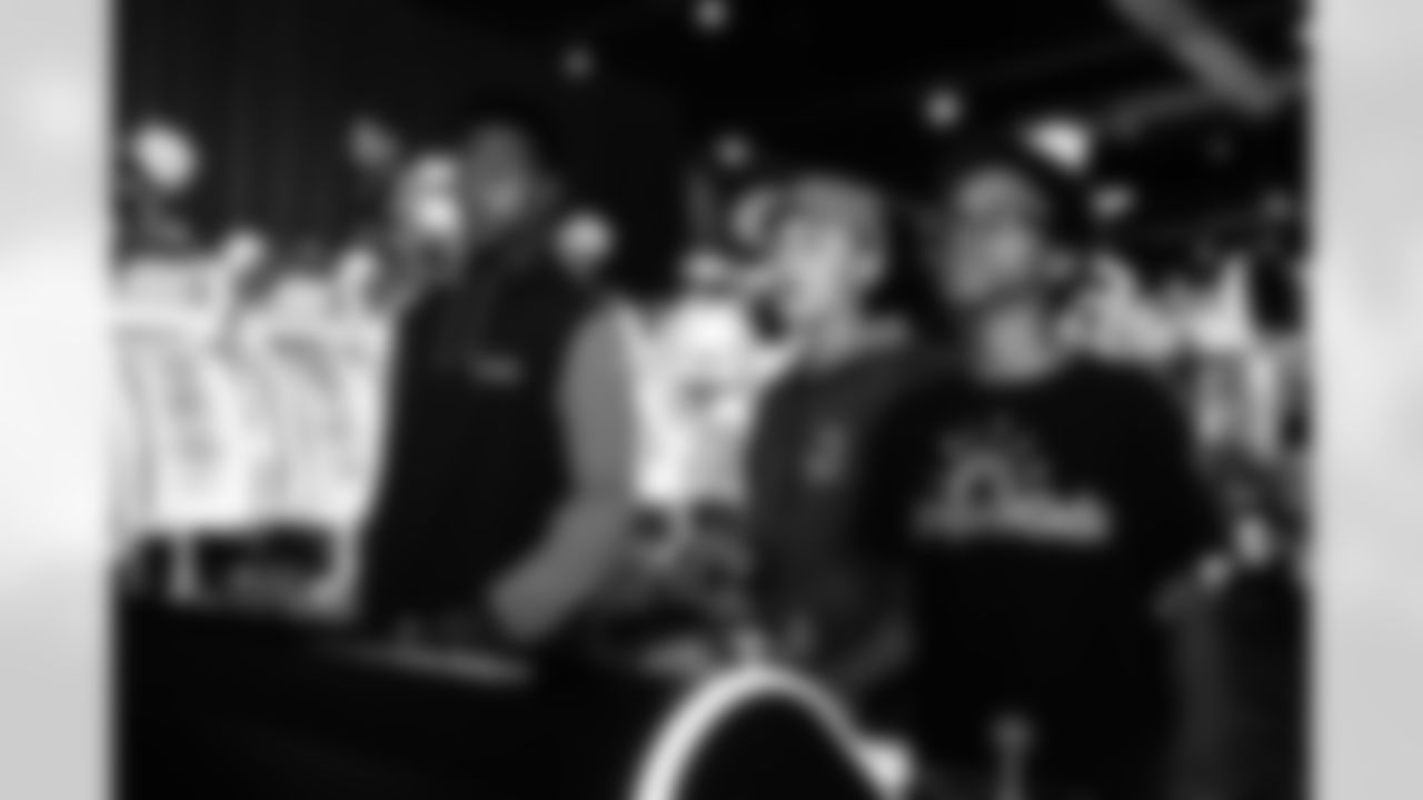 Crucial Catch Week Hope Kids on October 13, 2025 in Nashville, TN. Photo By Beau Brune/Tennessee Titans