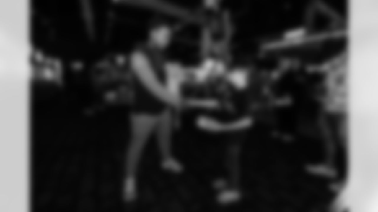 Crucial Catch Week Hope Kids on October 13, 2025 in Nashville, TN. Photo By Beau Brune/Tennessee Titans