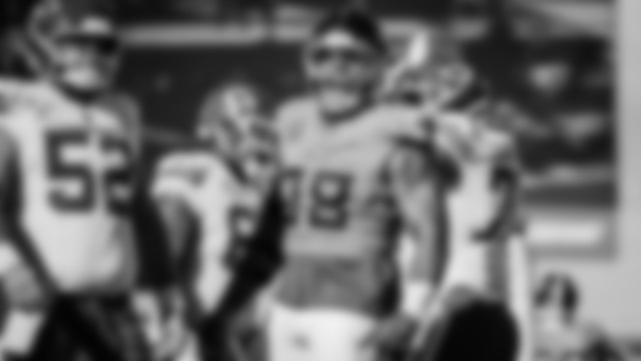 during the game between the Tennessee Titans and the Kansas City Chiefs at Nissan Stadium on December 21, 2025 in Nashville, TN. Photo By Beau Brune/Tennessee Titans