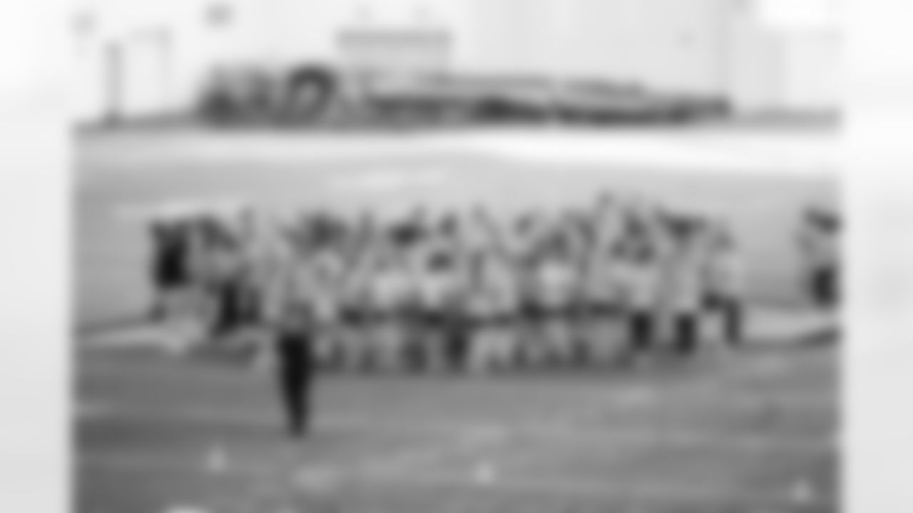 Local high school students participating in the Girls Flag Football College Showcase at Vanderbilt University on January 04, 2026 in Nashville, TN. Photo By Kaitlyn Hungerford/Tennessee Titans