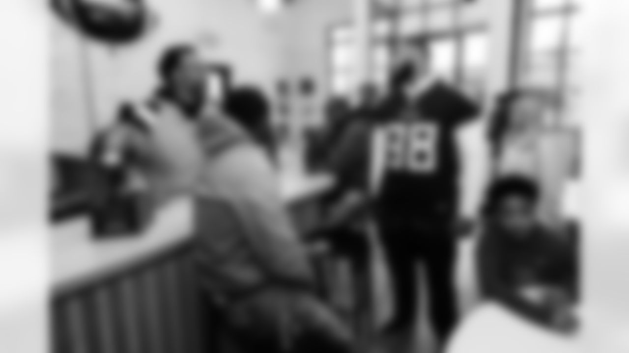 Rose Park Middle School Football Championship Celebration on December 02, 2025 in Nashville, TN. Photo By Beau Brune/Tennessee Titans