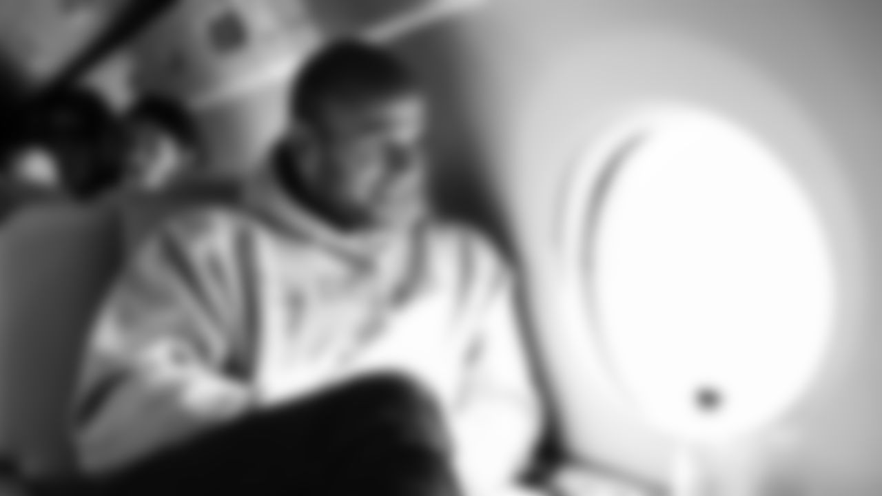 Head Coach Robert Saleh of the Tennessee Titans arrives in Nashville, TN on January 28, 2026. Photo by Donald Page/Tennessee Titans