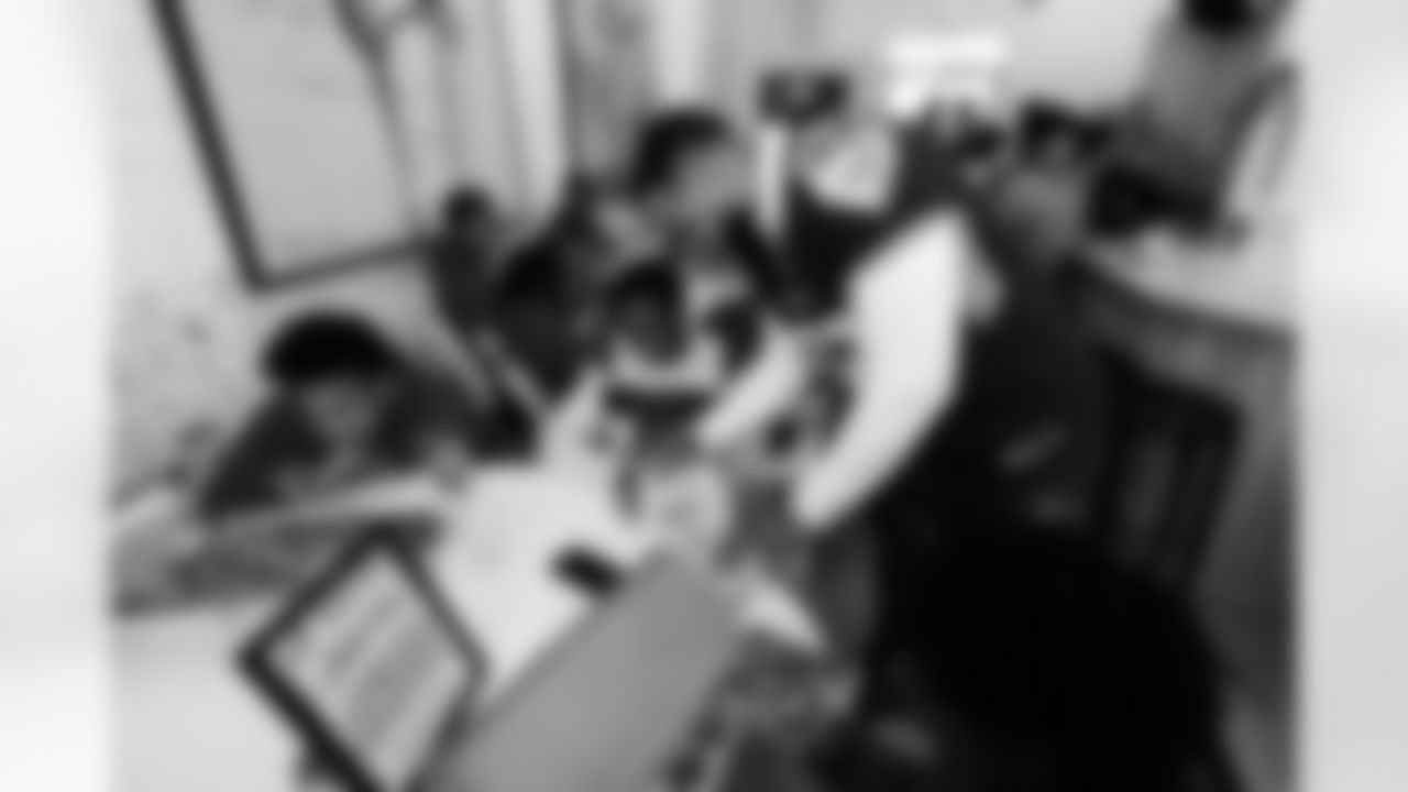 Rose Park Middle School Football Championship Celebration on December 02, 2025 in Nashville, TN. Photo By Beau Brune/Tennessee Titans