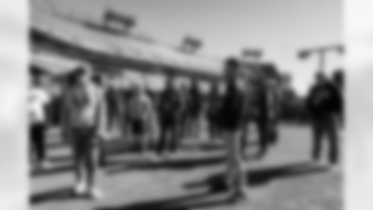 Tennessee Titans host 30 veterans from Wounded Warrior Project for a stadium tour and lunch on November 12, 2025 in Nashville, TN. Photo By Jessie Rogers/Tennessee Titans