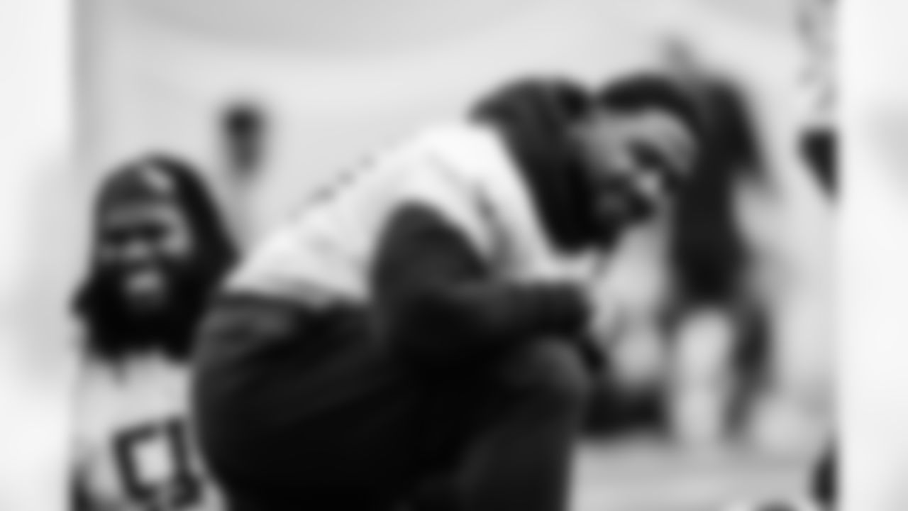 Defensive tackle Shy Tuttle #90 of the Tennessee Titans during practice at the Ascension Saint Thomas Sports Park on December 11, 2025 in Nashville, TN. Photo By Jessie Rogers/Tennessee Titans