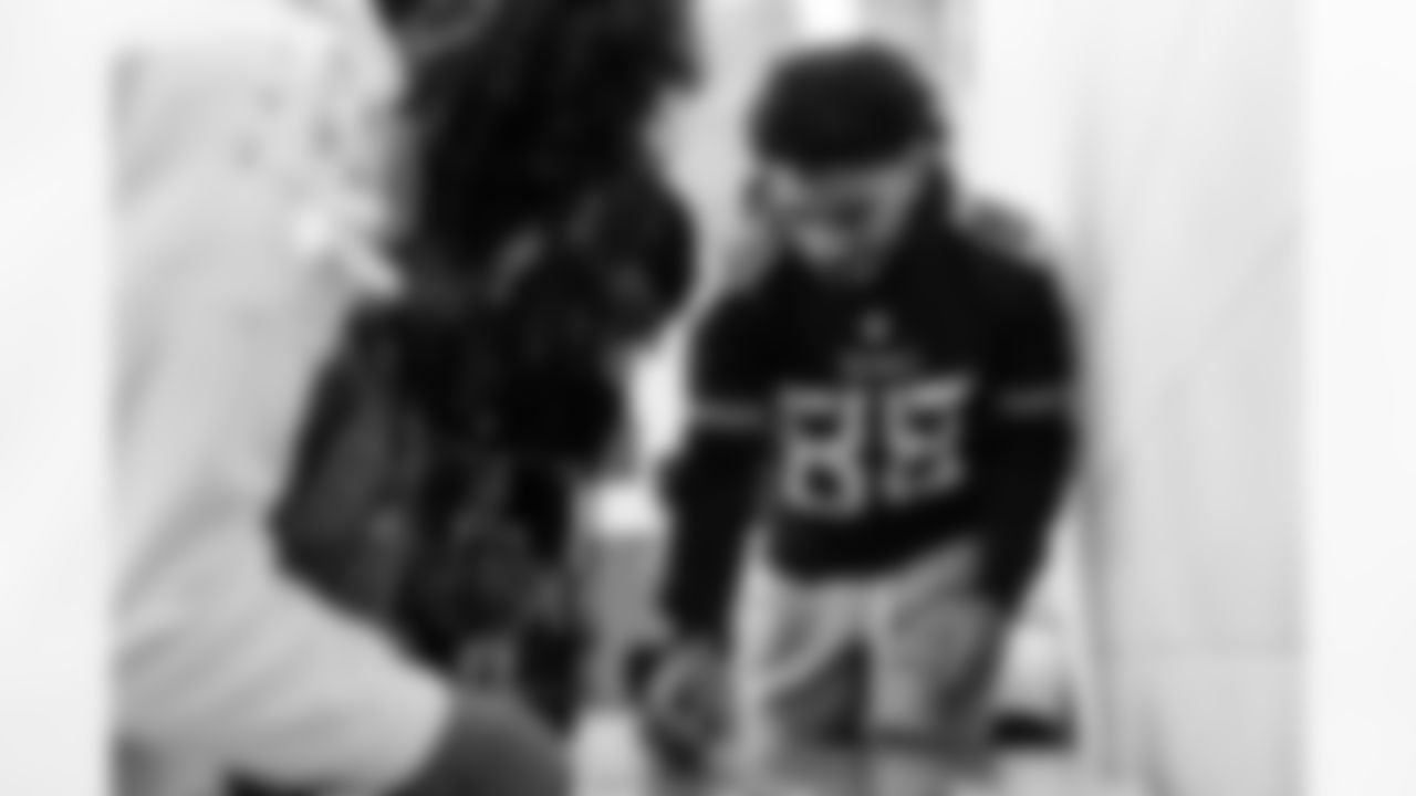 Take A Titan To School hosted at Park Avenue Elementary School on December 16, 2025 in Nashville, TN. Photo By Jessie Rogers/Tennessee Titans