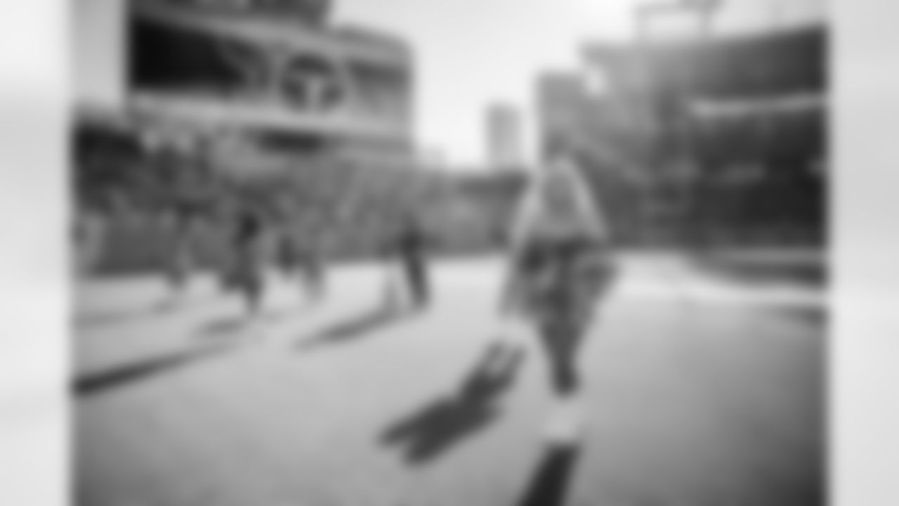 Tennessee Titans Cheerleaders during the game between the Tennessee Titans and the Seattle Seahawks at Nissan Stadium on November 23, 2025 in Nashville, TN. Photo By Kaitlyn Hungerford/Tennessee Titans