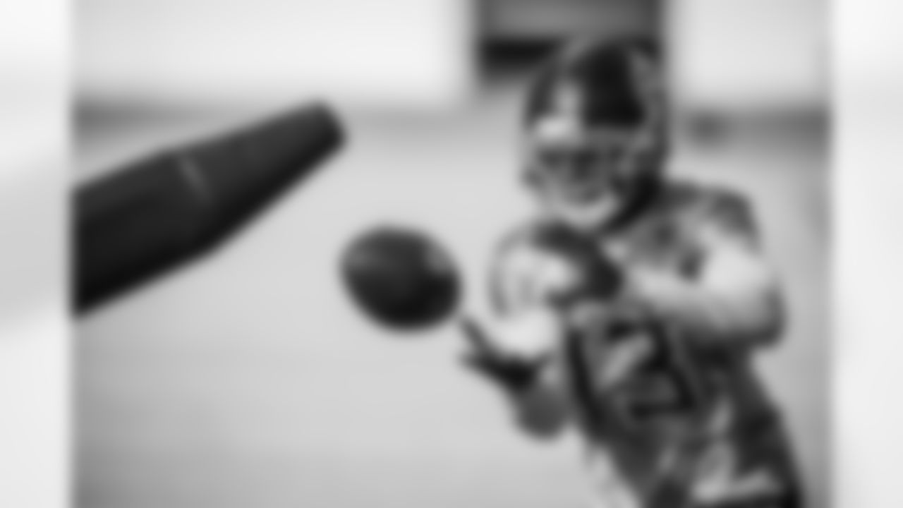 Wide receiver James Proche II #13 of the Tennessee Titans during practice at the Ascension Saint Thomas Sports Park on December 10, 2025 in Nashville, TN. Photo By Donald Page/Tennessee Titans