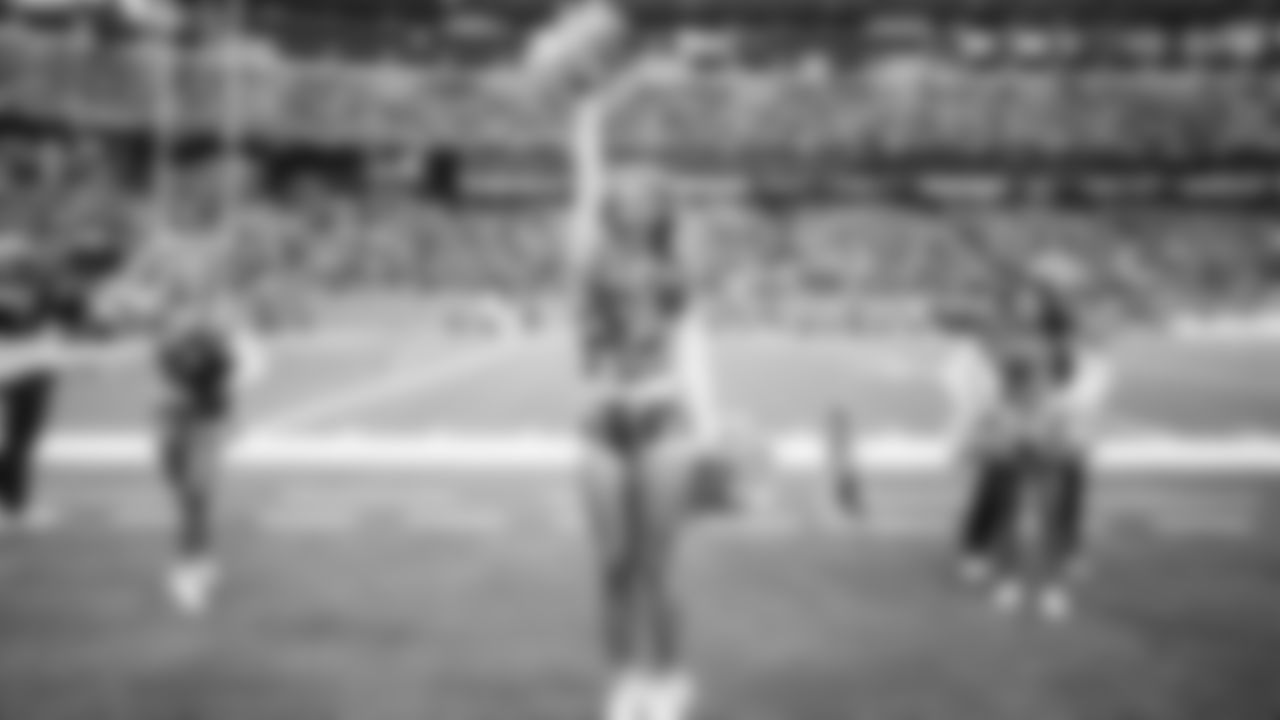 Tennessee Titans Cheerleaders during the game between the Tennessee Titans and the Carolina Panthers at Nissan Stadium on November 26, 2023 in Nashville, TN. Photo By Kaitlyn Hungerford/Tennessee Titans
