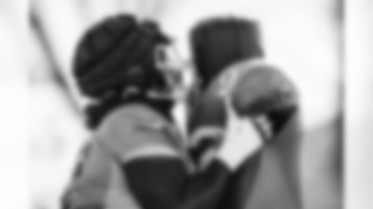 Offensive lineman Olisaemeka Udoh #72 of the Tennessee Titans during practice at the Ascension Saint Thomas Sports Park on December 11, 2025 in Nashville, TN. Photo By Jessie Rogers/Tennessee Titans