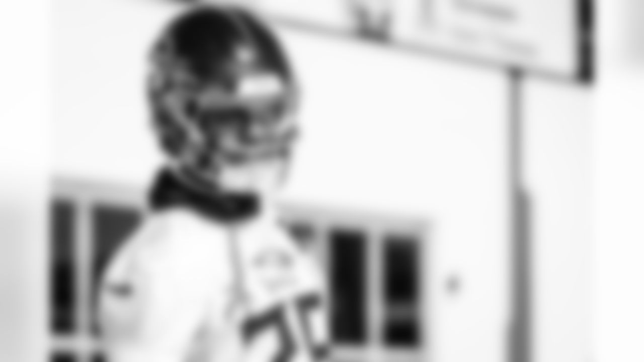 Cornerback Marcus Harris #26 of the Tennessee Titans during practice at the Ascension Saint Thomas Sports Park on December 12, 2025 in Nashville, TN. Photo By Donald Page/Tennessee Titans