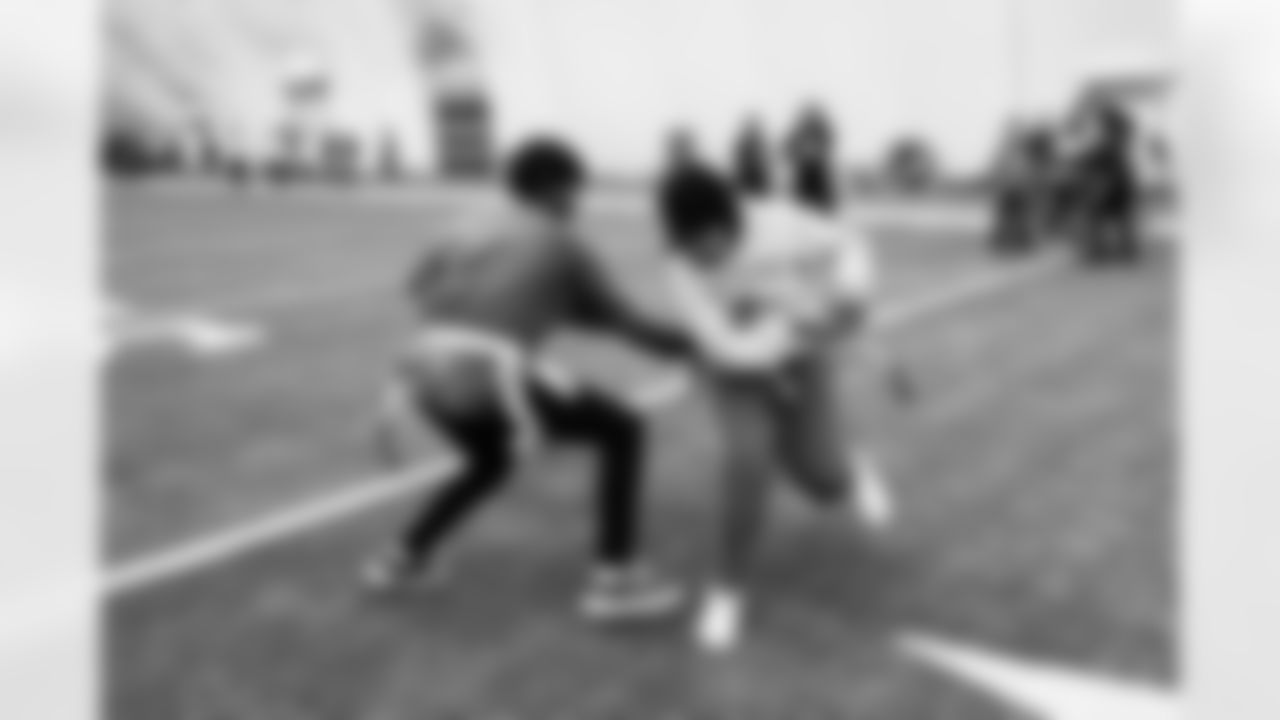 MNPS Middle School Girls Flag Football Clinic on February 21, 2026 in Nashville, TN. Photo By Stan Dunlap