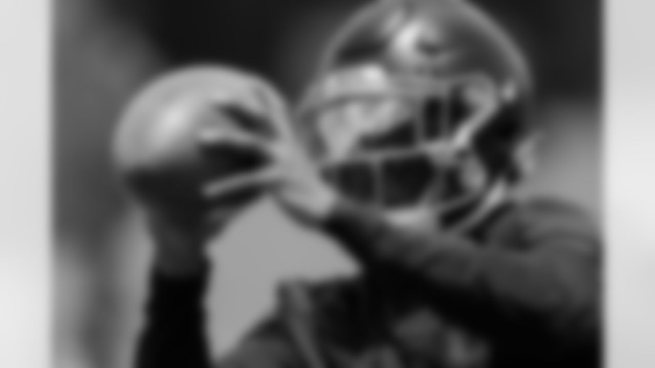 Atlanta Falcons wide receiver Darnell Mooney #1 during OTAs at Atlanta Falcons Training Facility in Flowery Branch, Georgia, on Monday, June 3, 2024. (Photo by Taylor McLaughlin/Atlanta Falcons)