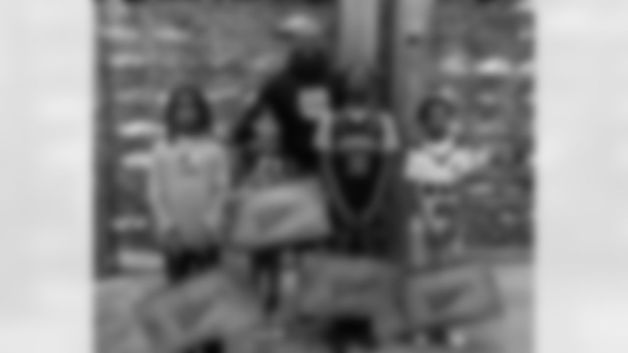 New Orleans Saints defensive end Cameron Jordan gifted dozens of local youth with a pair of sneakers of their choice at Sneaker Politics in the French Quarter on Monday, December 22, 2025.