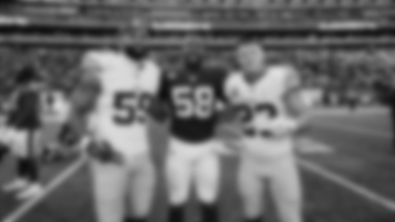 LB Curtis Robinson, New York Giants LB Bobby Okereke, RB Christian McCaffrey