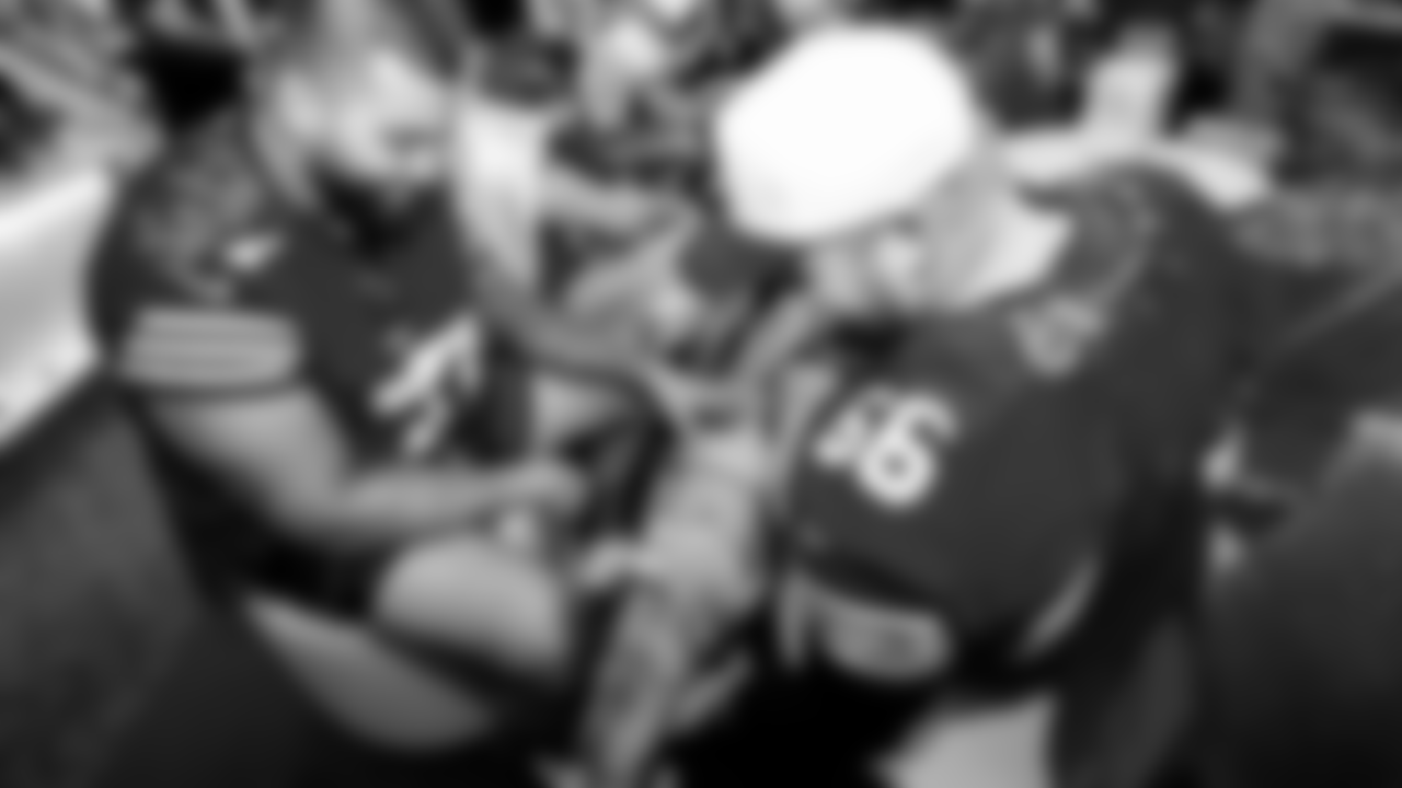 OL Dominick Puni, OL Drake Nugent