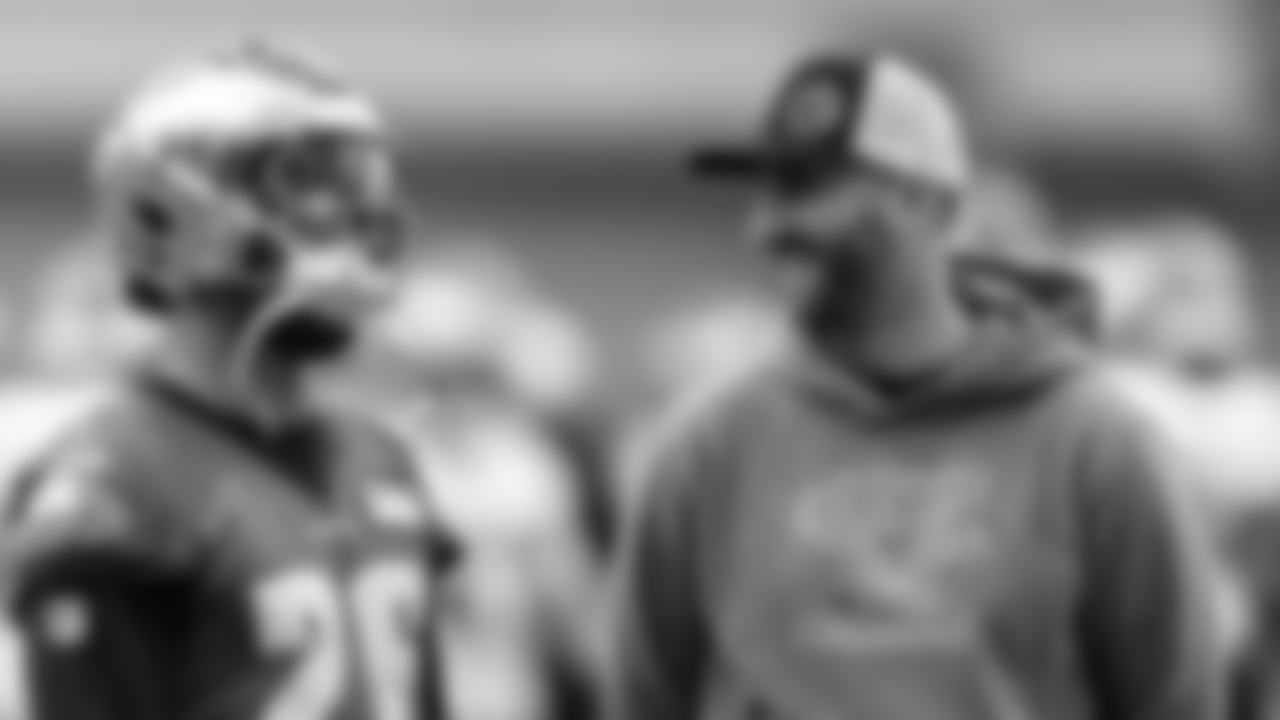 RB Saquon Barkley with Head Coach Nick Sirianni.