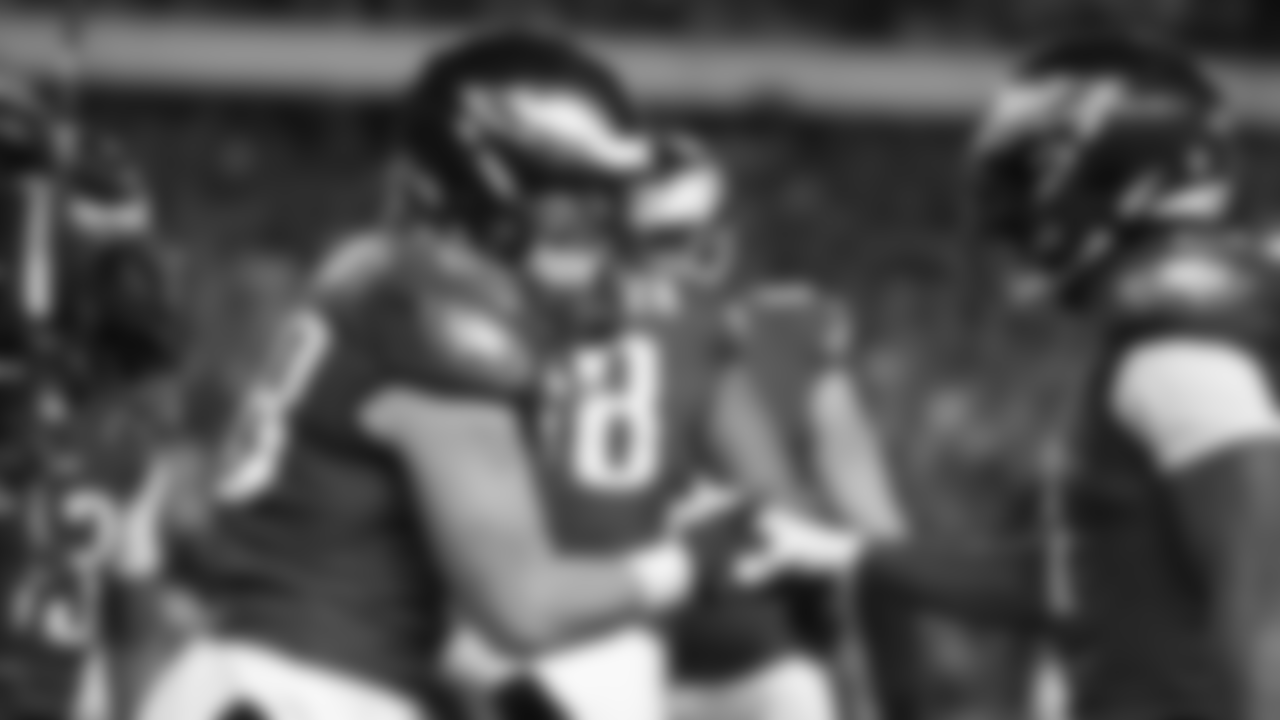 TE Dallas Goedert and WR A.J. Brown