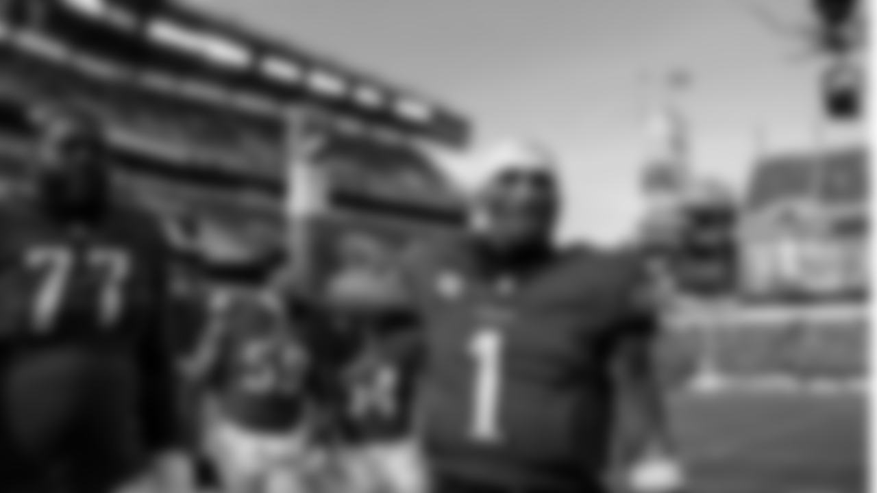 G/T Mekhi Becton, DT Thomas Booker IV, LB Jeremiah Trotter Jr., and QB Jalen Hurts