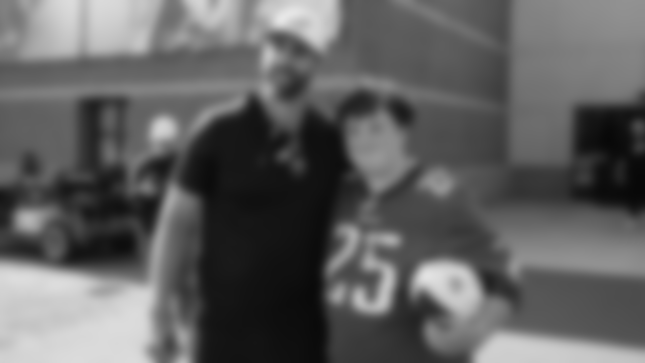The four Make-A-Wish kids and their families had an unforgettable day at the Eagles practice facility.