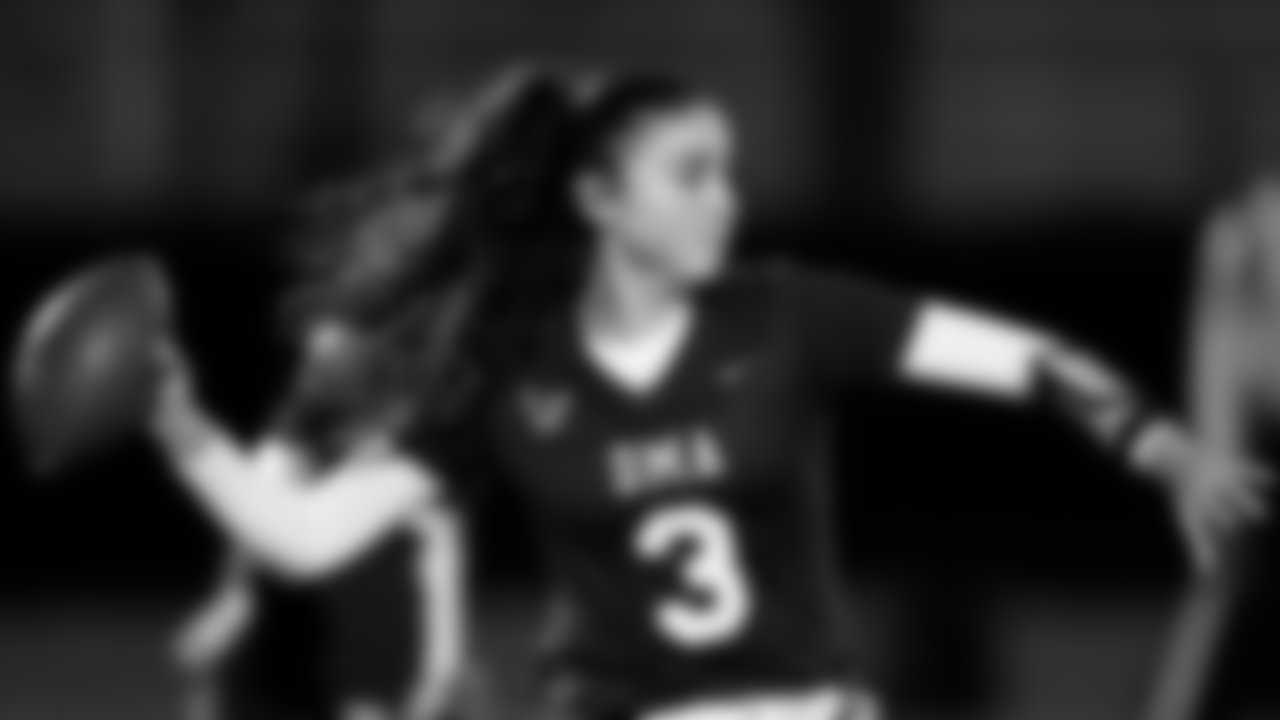 Scenes from the 2025 Delaware High School Girls Flag Football Championship Game between Delaware Military Academy and Saint Mark's. DMA won 13-6.