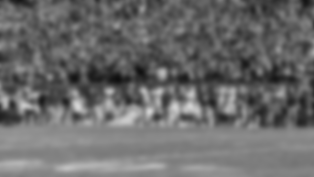 Can you find Saquon Barkley in the sea of Kelly Green?