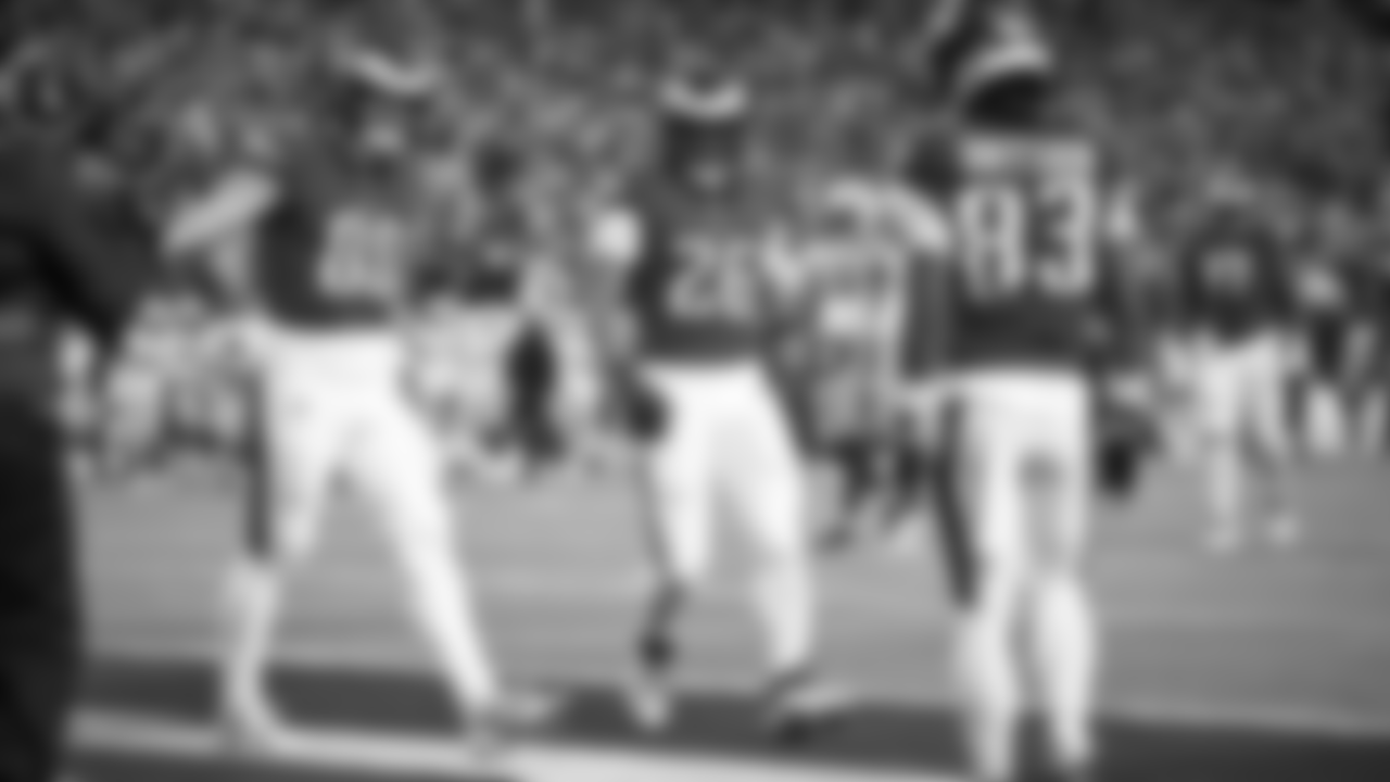 TE Dallas Goedert, RB Saquon Barkley, and WR Jahan Dotson