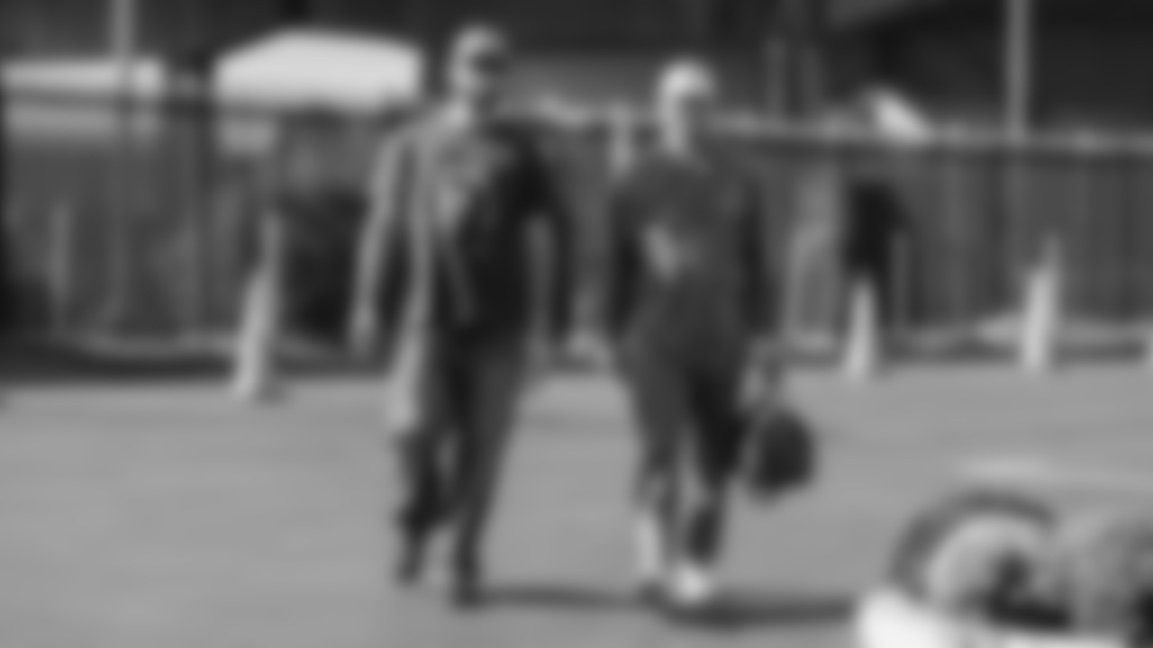 TE Dallas Goedert and LB Zack Baun