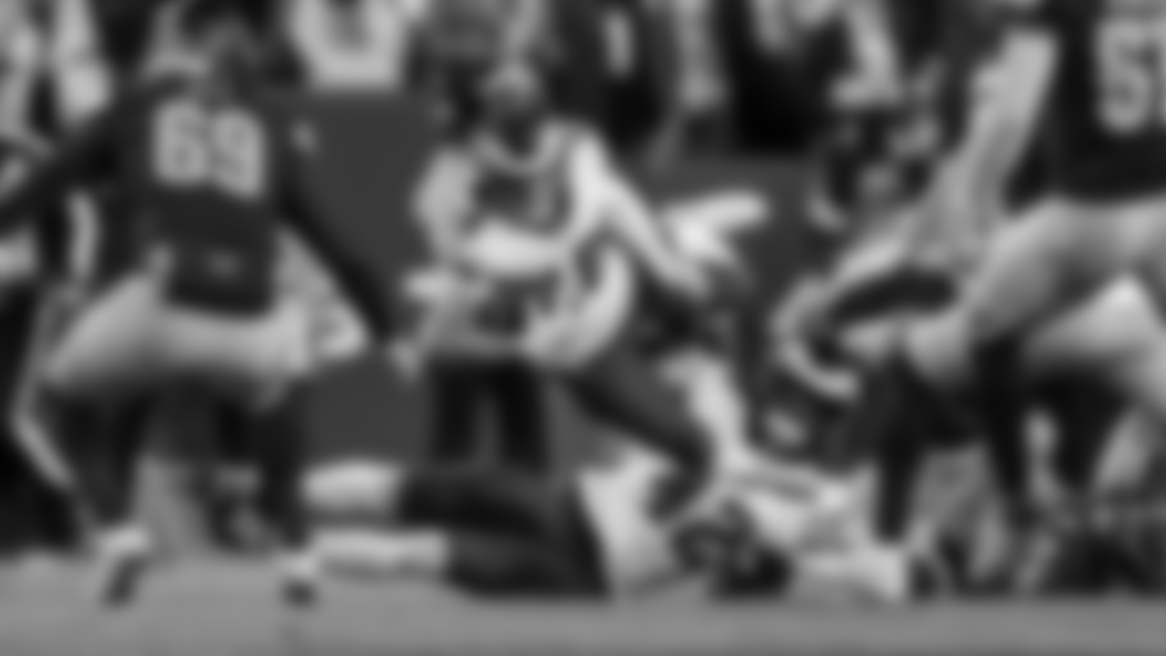 WR Britain Covey and LB Smael Mondon Jr.